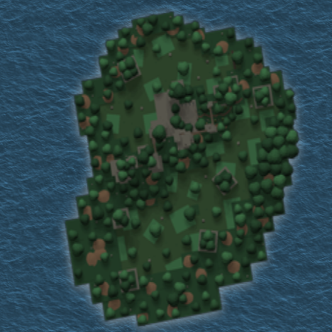 Forest of Cernunno treasure map